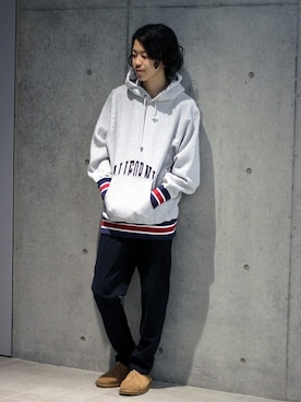 「カレッジ」｜YUKIさん（メンズ・176cm）の夏コーディネート