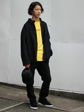 「Gramicci（グラミチ）のアイテム（ブルゾン）」を使った、YUKIさん（メンズ・176cm）の秋コーディネート