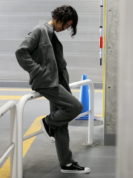 「Gramicci（グラミチ）のアイテム（ブルゾン）」を使った、YUKIさん（メンズ・176cm）の秋コーディネート