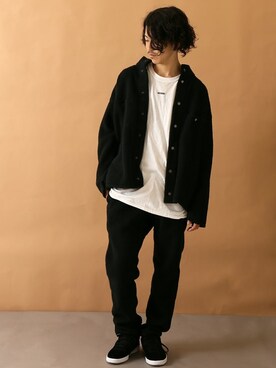 「Gramicci（グラミチ）のアイテム（ブルゾン）」を使った、YUKIさん（メンズ・176cm）の秋コーディネート