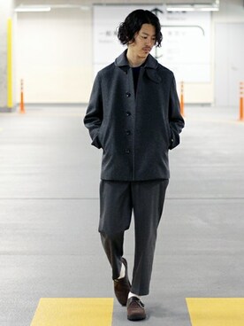 「ラフスタイル」｜「アイテム（その他アウター）」を使った、YUKIさん（メンズ・176cm）の夏コーディネート