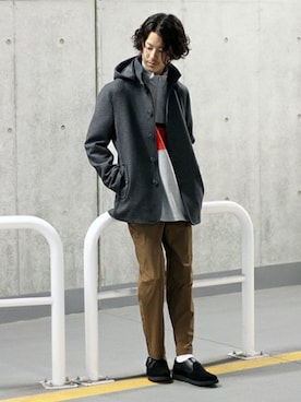 「CAMINANDO（カミナンド）のアイテム」を使った、YUKIさん（メンズ・176cm）の秋コーディネート