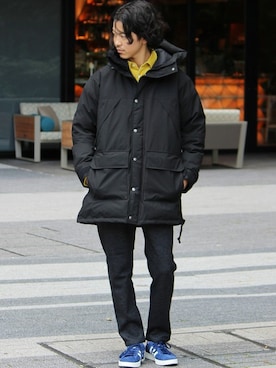 「JOURNAL STANDARD（ジャーナルスタンダード）のアイテム（ダウンジャケット/コート）」を使った、YUKIさん（メンズ・176cm）の秋コーディネート