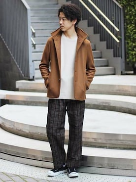 YUKIさん（メンズ・176cm）の冬コーディネート