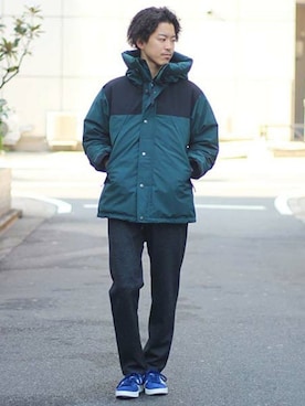 「JOURNAL STANDARD（ジャーナルスタンダード）のアイテム（ダウンジャケット/コート）」を使った、YUKIさん（メンズ・176cm）の秋コーディネート