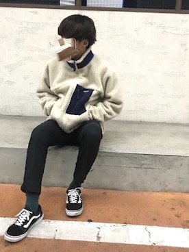 「レトロX」｜yui©︎hiさん（メンズ・171cm・10代）の冬コーディネート
