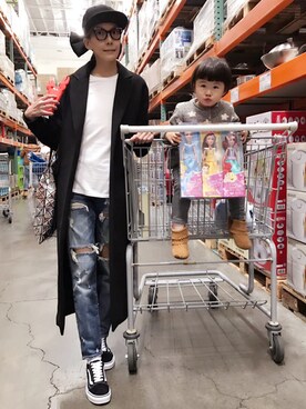 「benoit missolinのアイテム」を使った、Joyceさん（レディース・165cm）の冬コーディネート