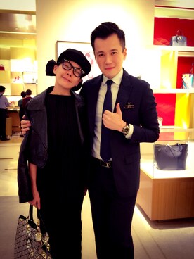 「benoit missolinのアイテム」を使った、Joyceさん（レディース・165cm）の冬コーディネート