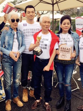 「UNBILICAL（エンブレム）のアイテム」を使った、Joyceさん（レディース・165cm）の春コーディネート