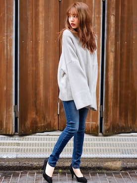 GRLグレイル_OFFICIALさん（レディース・155cm）の冬コーディネート