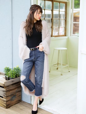 GRLグレイル_OFFICIALさん（レディース・155cm）の冬コーディネート