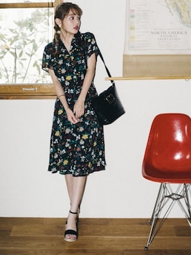 「ブレスレット」｜「アイテム（ワンピース/ドレス）」を使った、GRLグレイル_OFFICIALさん（レディース・155cm）の夏コーディネート