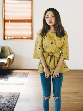 「クラッシュ」｜GRLグレイル_OFFICIALさん（レディース・155cm）の夏コーディネート