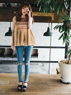 GRLグレイル_OFFICIALさん（レディース・155cm）の夏コーディネート