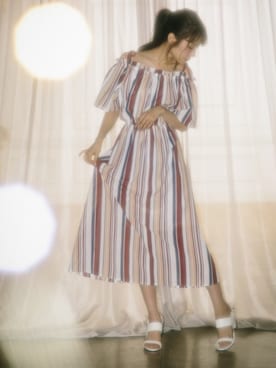 Grl グレイル の マルチストライプオフショルワンピース ワンピース Wear