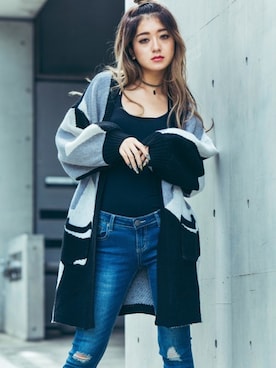 「GRL（グレイル）のアイテム（キャミソール）」を使った、GRLグレイル_OFFICIALさん（レディース・166cm）の秋コーディネート