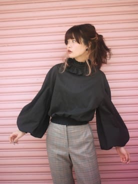「ハイネックトップス」｜GRLグレイル_OFFICIALさん（レディース・166cm）の秋コーディネート