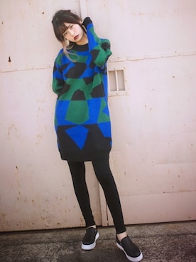 「GRL」｜「アイテム（スリッポン）」を使った、GRLグレイル_OFFICIALさん（レディース・166cm）の秋コーディネート