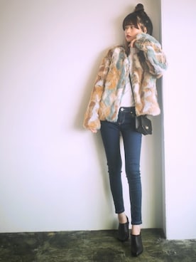 「GRL（グレイル）のアイテム（ブーティ）」を使った、GRLグレイル_OFFICIALさん（レディース・166cm）の秋コーディネート