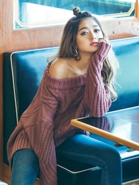 「GRL（グレイル）のアイテム（ピアス（両耳用））」を使った、GRLグレイル_OFFICIALさん（レディース・166cm）の秋コーディネート