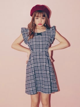 「GRL（グレイル）のアイテム（ハンチング/ベレー帽）」を使った、GRLグレイル_OFFICIALさん（レディース・158cm）の秋コーディネート
