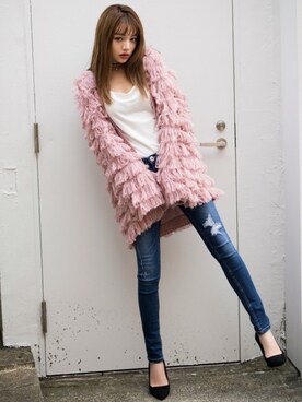 「GRL（グレイル）のアイテム（キャミソール）」を使った、GRLグレイル_OFFICIALさん（レディース・158cm）の秋コーディネート
