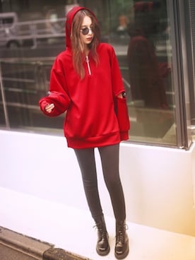 「フード」｜GRLグレイル_OFFICIALさん（レディース・165cm）の秋コーディネート