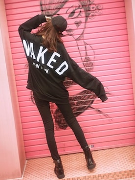「GRL（グレイル）のアイテム（スウェット）」を使った、GRLグレイル_OFFICIALさん（レディース・167cm）の秋コーディネート