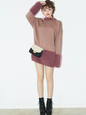 GRLグレイル_OFFICIALさん（レディース・158cm）の冬コーディネート