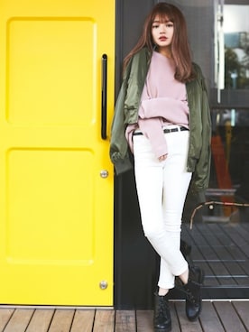 GRLグレイル_OFFICIALさん（レディース・158cm）の冬コーディネート
