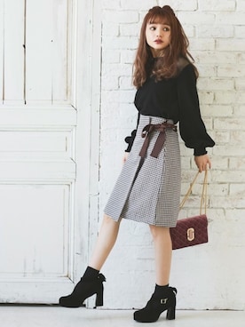 GRLグレイル_OFFICIALさん（レディース・158cm）の冬コーディネート