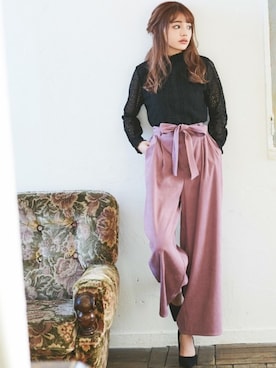 GRLグレイル_OFFICIALさん（レディース・158cm）の冬コーディネート