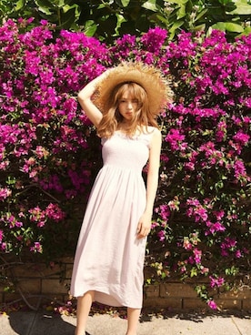 「シャーリング」｜GRLグレイル_OFFICIALさん（レディース・158cm）の夏コーディネート