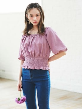 「GRL（グレイル）のアイテム（ピアス（両耳用））」を使った、GRLグレイル_OFFICIALさん（レディース・161cm）の秋コーディネート