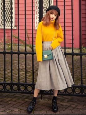 GRLグレイル_OFFICIALさん（レディース・158cm）の冬コーディネート