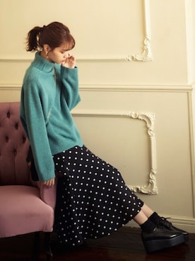 GRLグレイル_OFFICIALさん（レディース・159cm）の冬コーディネート