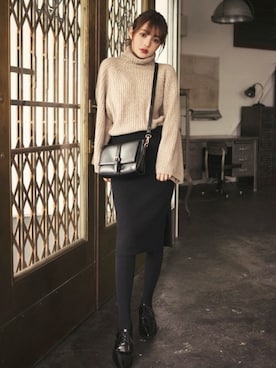 GRLグレイル_OFFICIALさん（レディース・158cm）の冬コーディネート