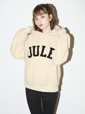 「GRL（グレイル）のアイテム（パーカー）」を使った、GRLグレイル_OFFICIALさん（レディース・161cm）の冬コーディネート