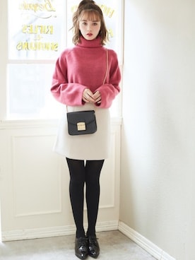 GRLグレイル_OFFICIALさん（レディース・161cm）の冬コーディネート