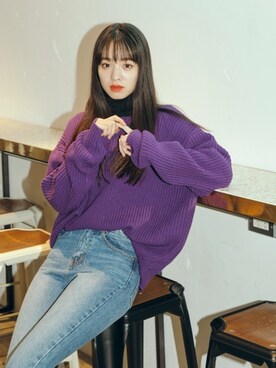 GRLグレイル_OFFICIALさん（レディース・168cm）の冬コーディネート