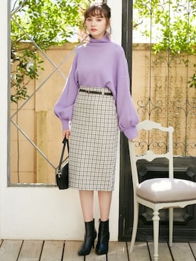 「GRL（グレイル）のアイテム（リング）」を使った、GRLグレイル_OFFICIALさん（レディース・161cm）の冬コーディネート