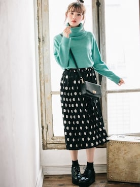 GRLグレイル_OFFICIALさん（レディース・161cm）の冬コーディネート