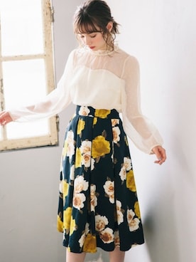 GRLグレイル_OFFICIALさん（レディース・161cm）の春コーディネート