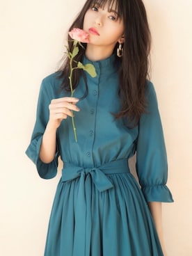 「GRL（グレイル）のアイテム（アクセサリー）」を使った、GRLグレイル_OFFICIALさん（レディース・158cm）の春コーディネート