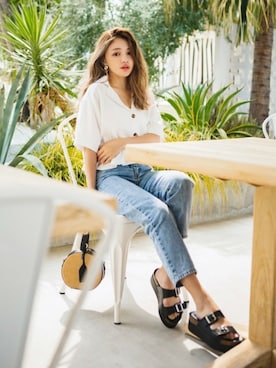 GRLグレイル_OFFICIALさん（レディース・158cm）の夏コーディネート