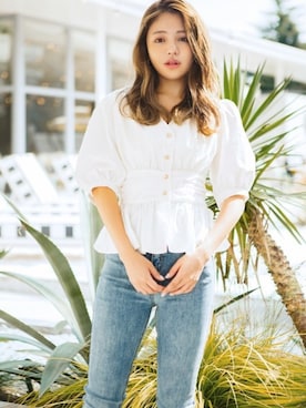 GRLグレイル_OFFICIALさん（レディース・158cm）の夏コーディネート