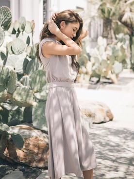 「ベルト付き」｜GRLグレイル_OFFICIALさん（レディース・166cm）の夏コーディネート