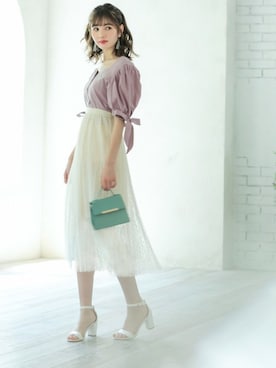 GRLグレイル_OFFICIALさん（レディース・161cm）の夏コーディネート