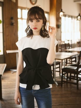 「GRL（グレイル）のアイテム（ピアス（両耳用））」を使った、GRLグレイル_OFFICIALさん（レディース・161cm）の夏コーディネート