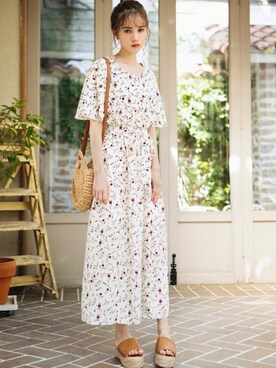 GRLグレイル_OFFICIALさん（レディース・161cm）の夏コーディネート